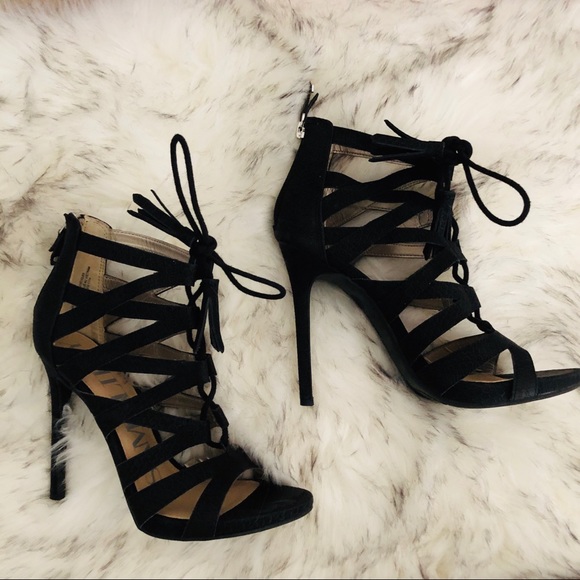 Sam & Libby Black Stiletto Heel - Picture 1 of 13